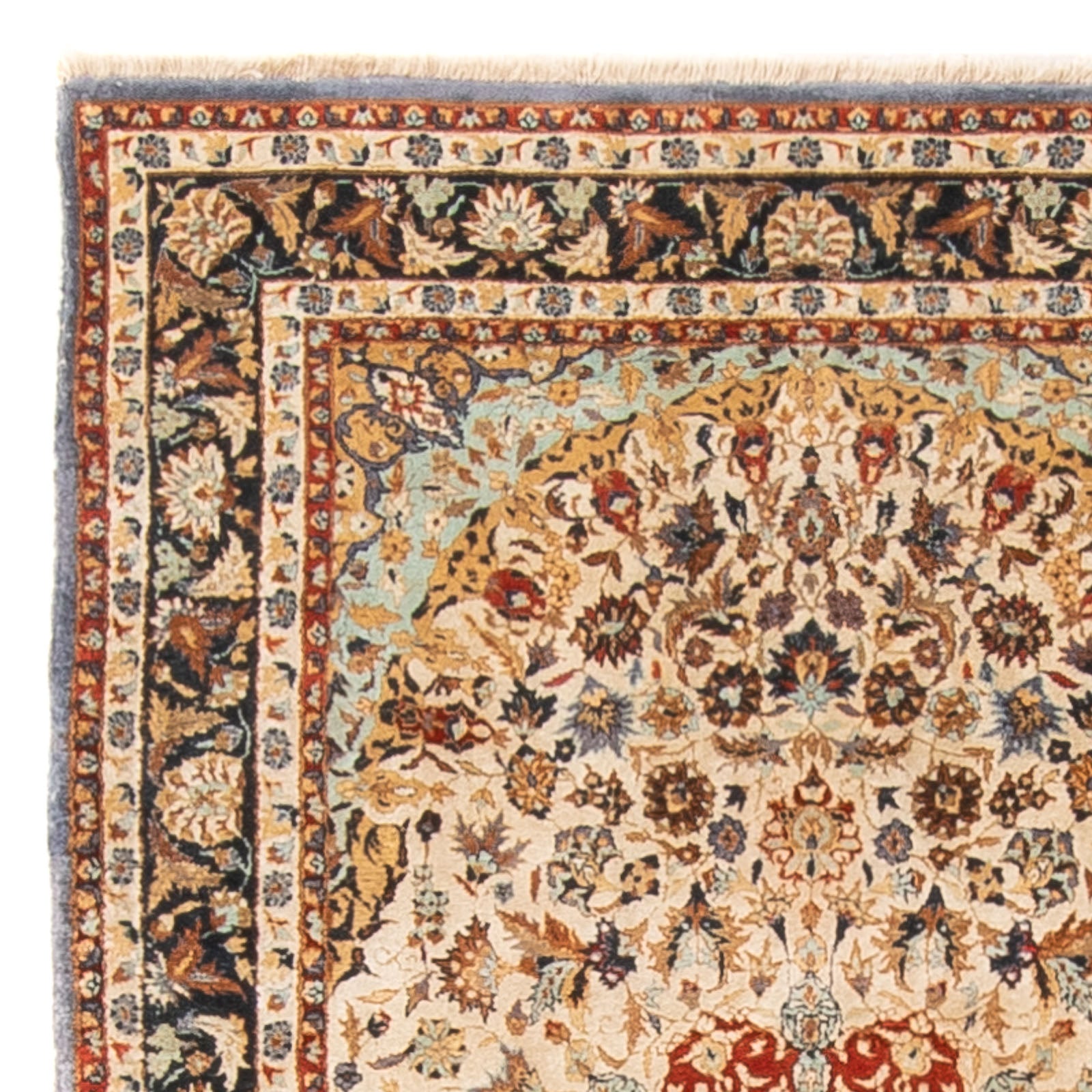 Tapis en soie - Soie chinoise - 154 x 94 cm - multicolore