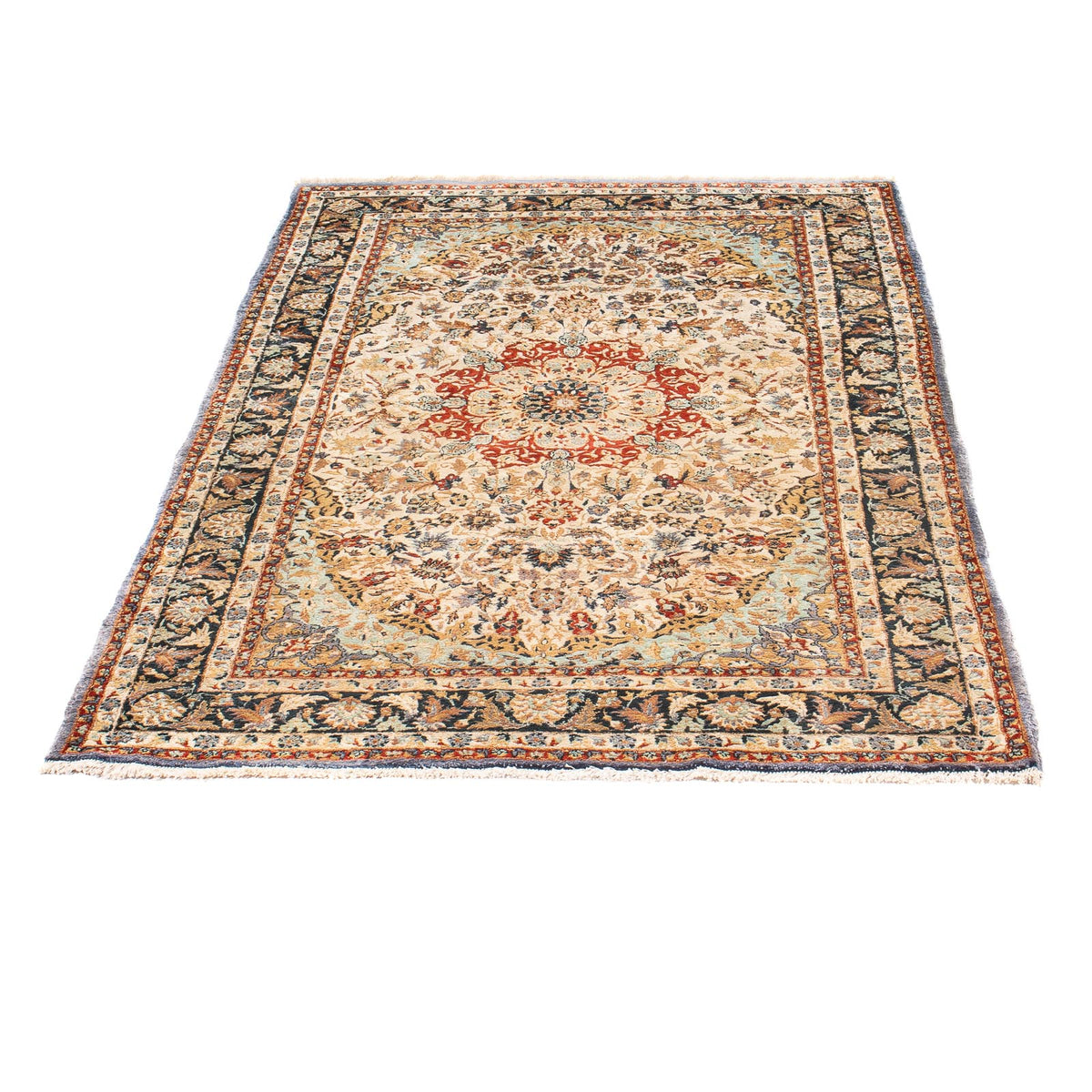 Tapis en soie - Soie chinoise - 154 x 94 cm - multicolore