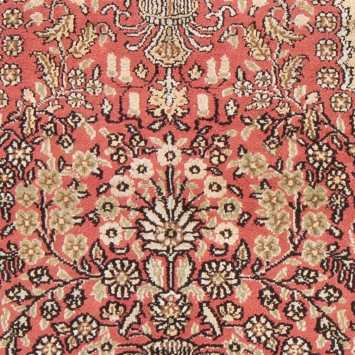 Tapis en soie - Soie chinoise - 86 x 64 cm - rouge