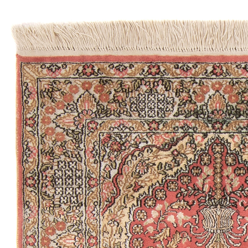 Tapis en soie - Soie chinoise - 86 x 64 cm - rouge