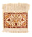 Tapis oriental - Hereke carré  - 17 x 25 cm - beige