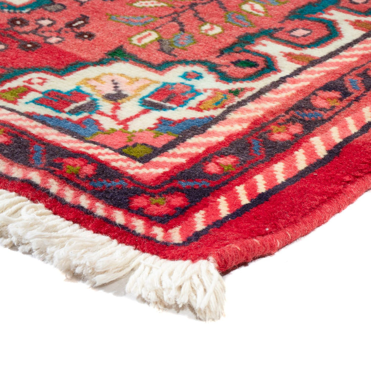Tapis persan - Nomadic - 127 x 73 cm - rouge clair
