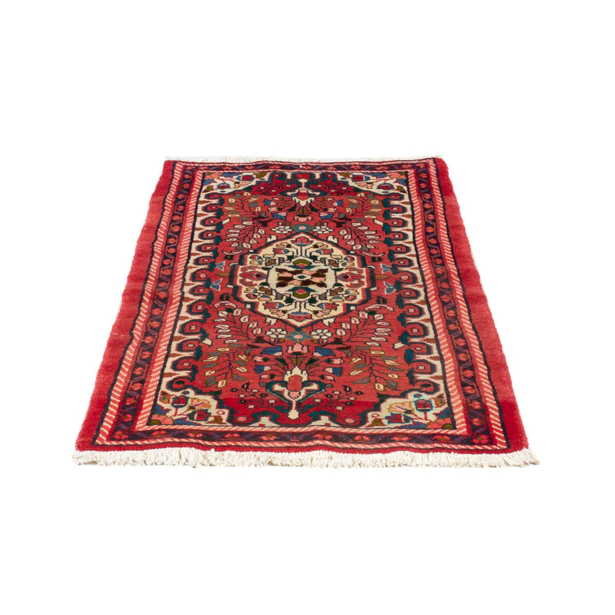 Tapis persan - Nomadic - 127 x 73 cm - rouge clair