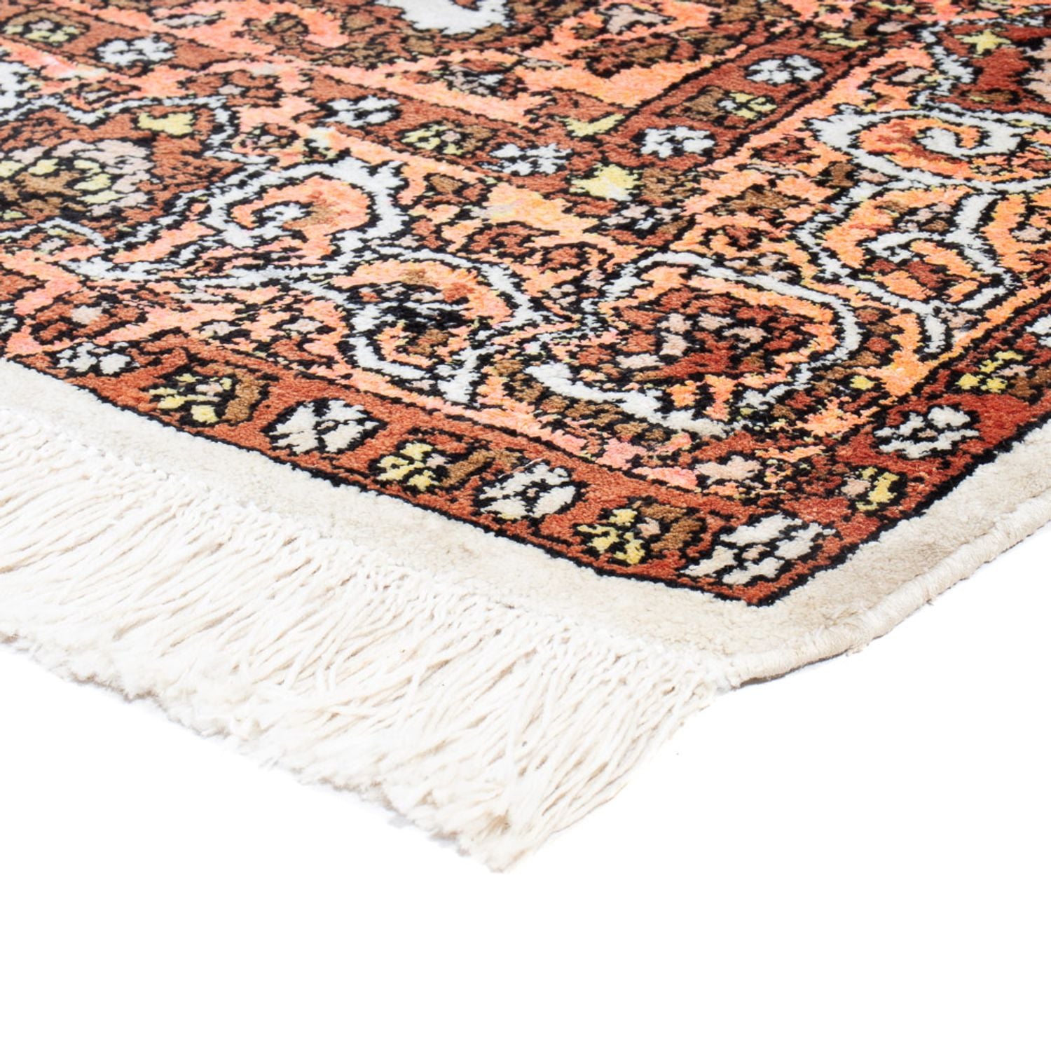 Tapis en soie - Soie du Cachemire - 158 x 93 cm - beige
