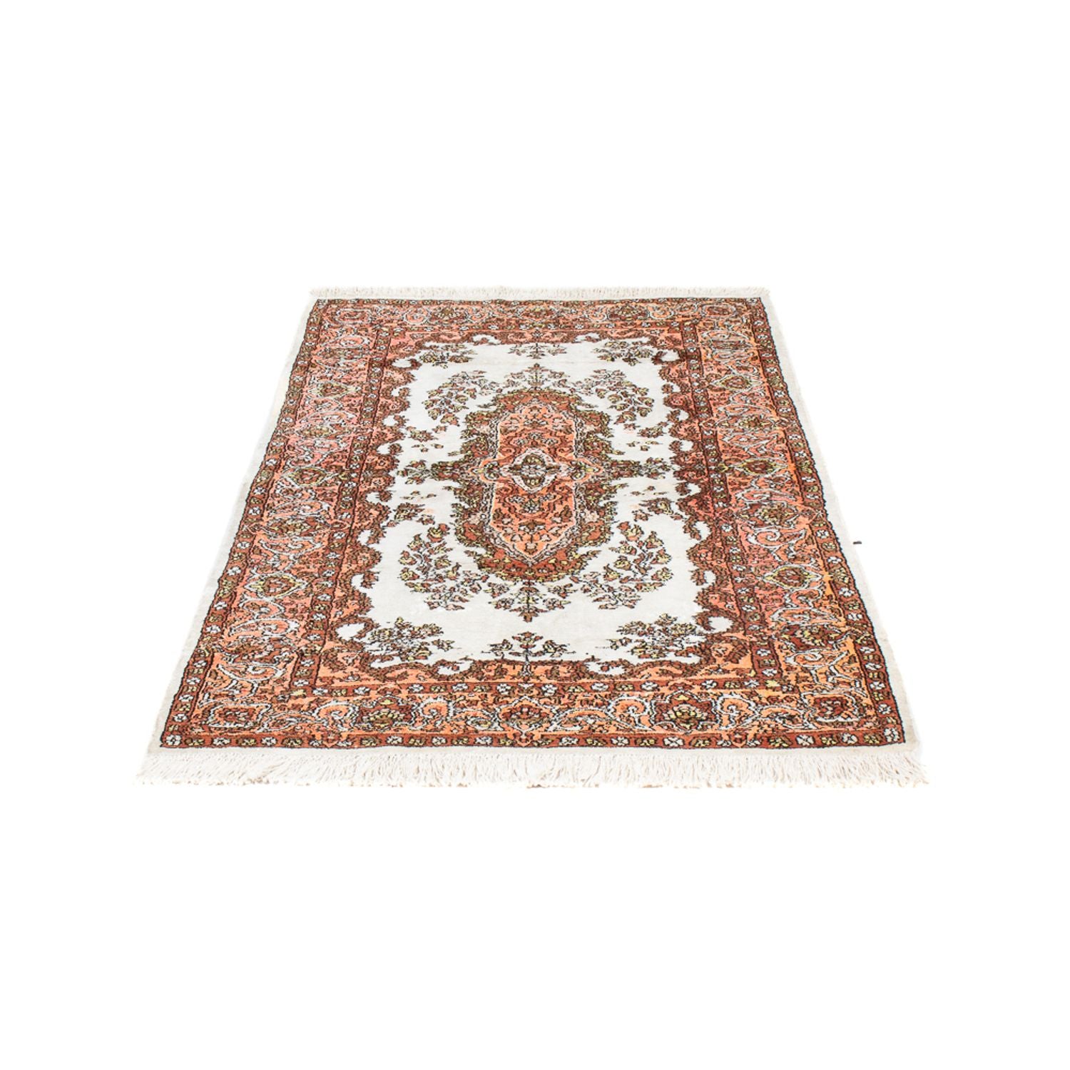 Tapis en soie - Soie du Cachemire - 158 x 93 cm - beige