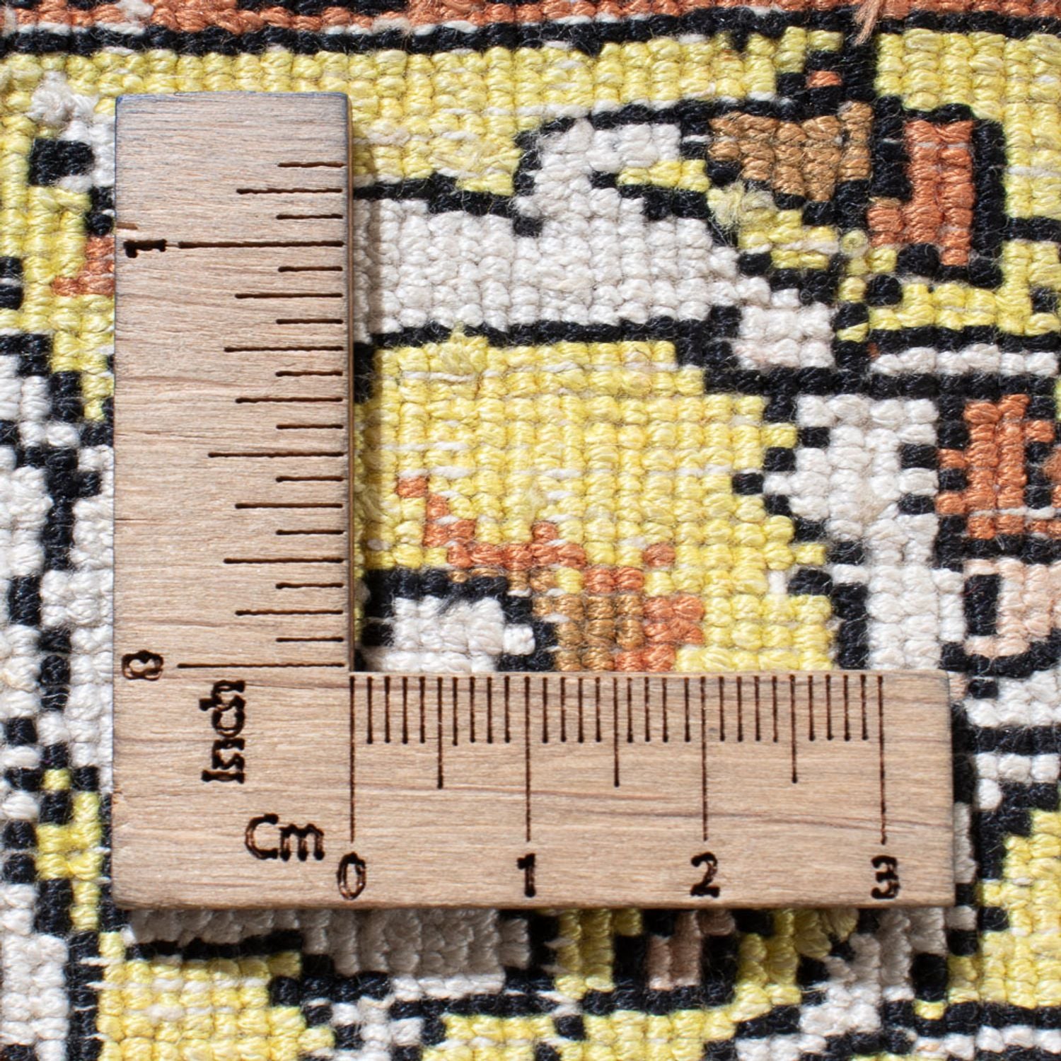 Tapis en soie - Soie du Cachemire - 158 x 93 cm - beige