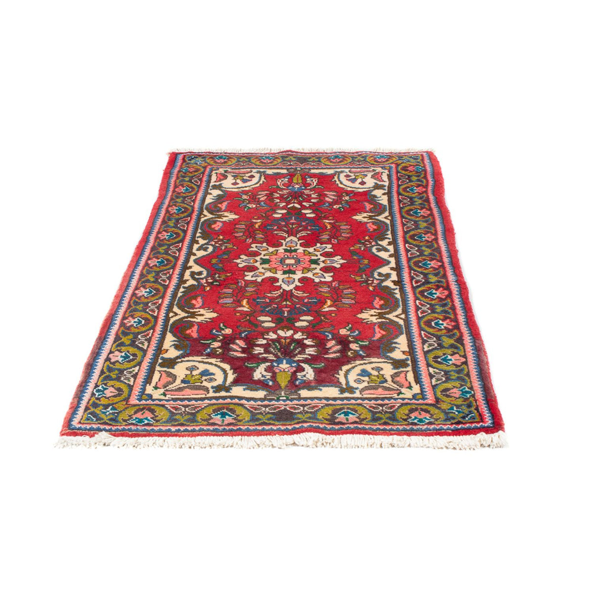 Tapis persan - Classique - 136 x 74 cm - rouge