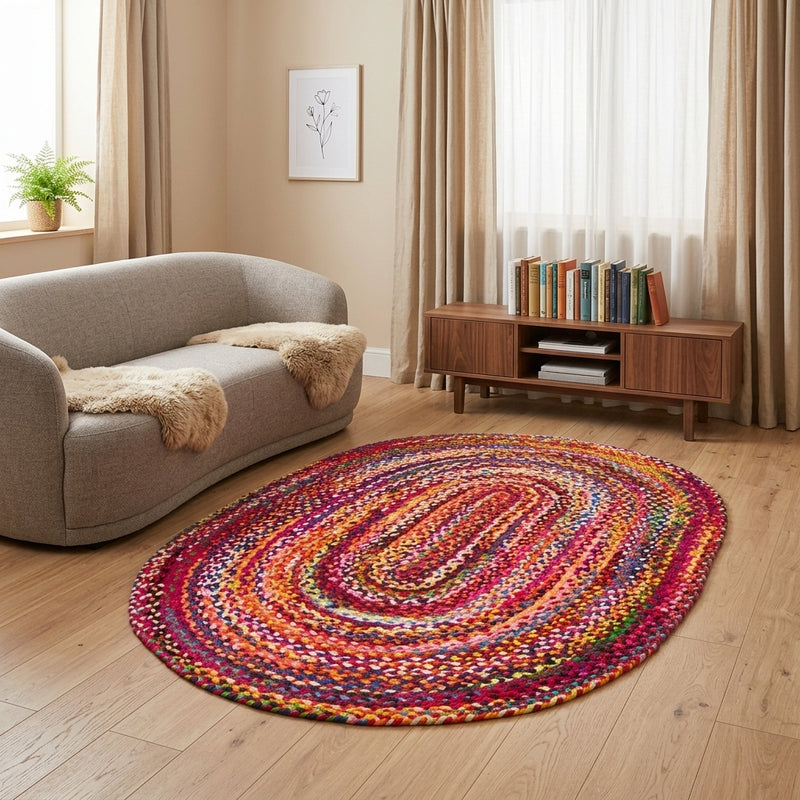 Tapis en jute Tapis Indigo Stripy