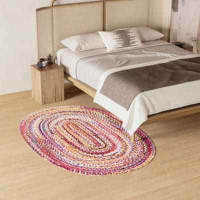 Tapis en jute - 200 x 140 cm - naturel
