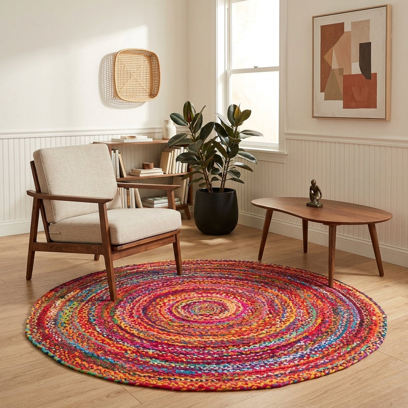 Tapis en jute Vance - Tapis en laine