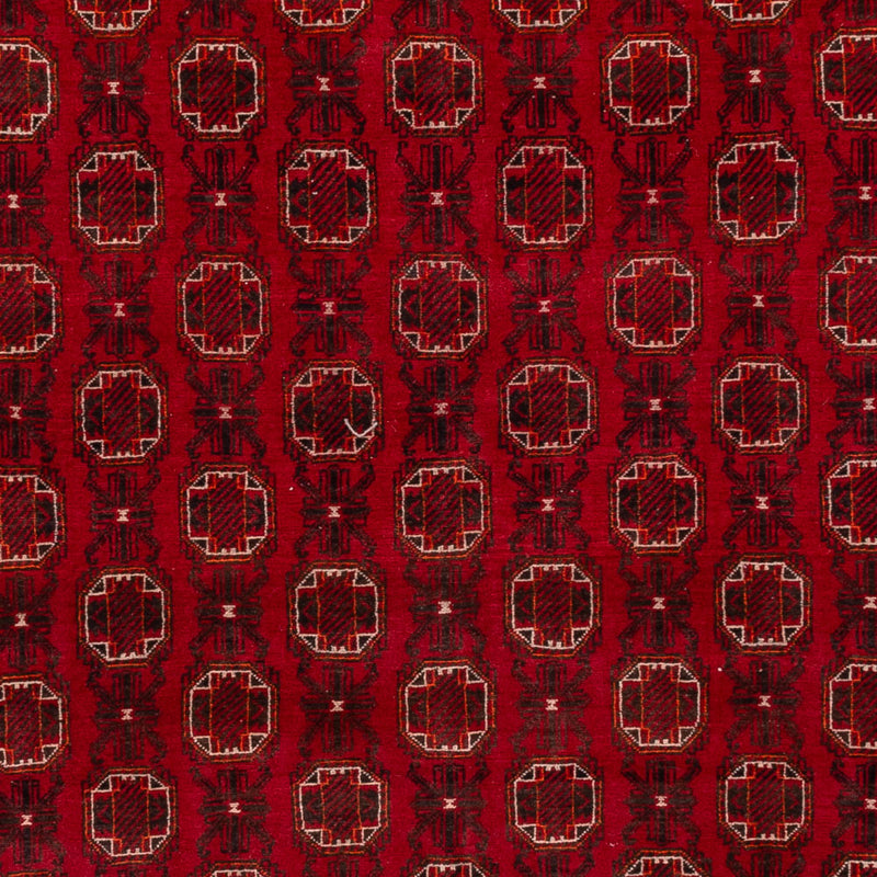 Tapis afghan - Boukhara - 276 x 200 cm - rouge