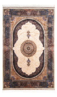 Tapis persan - Ghom - 230 x 148 cm - beige