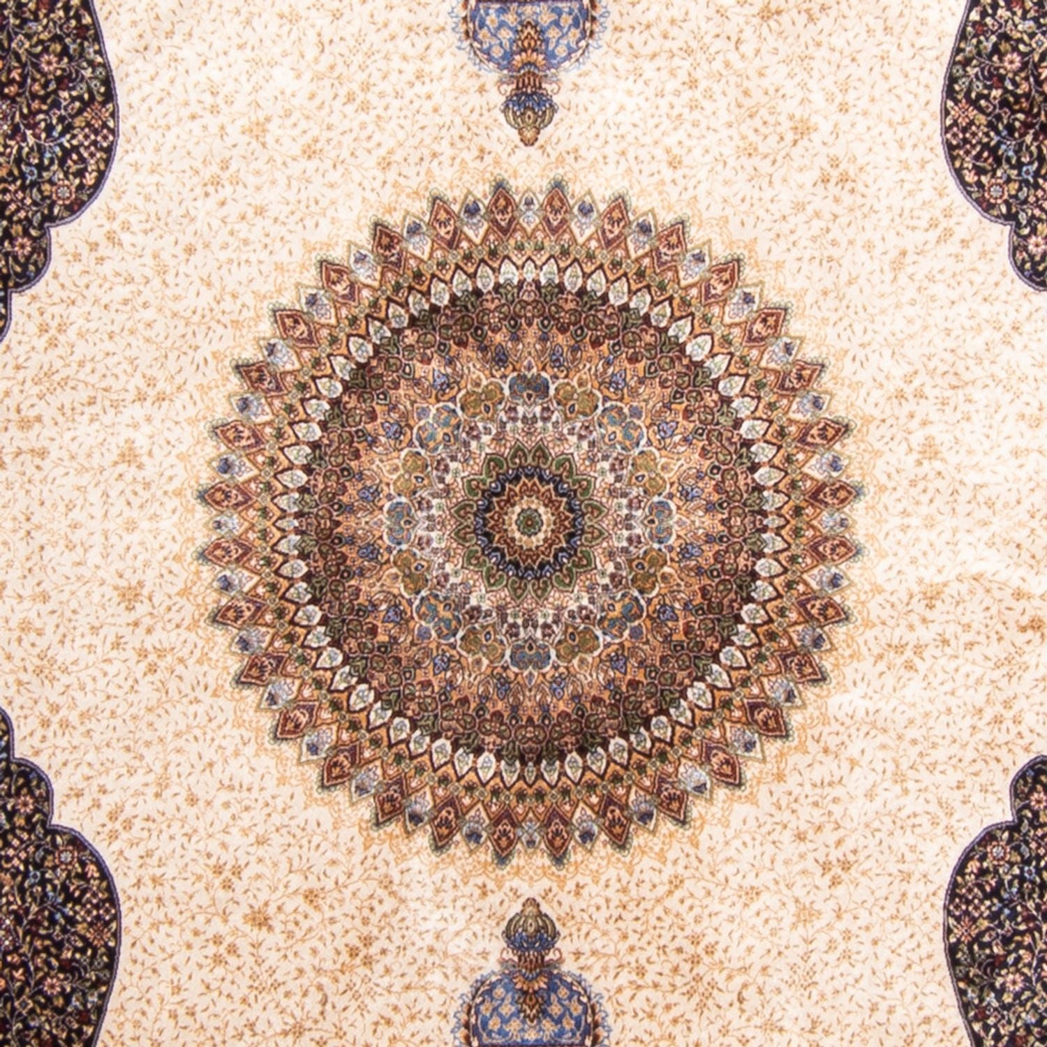 Tapis persan - Ghom - 230 x 148 cm - beige