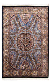 Tapis persan - Ghom - 230 x 150 cm - multicolore