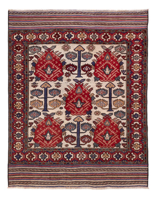 Tapis afghan - 165 x 125 cm - multicolore