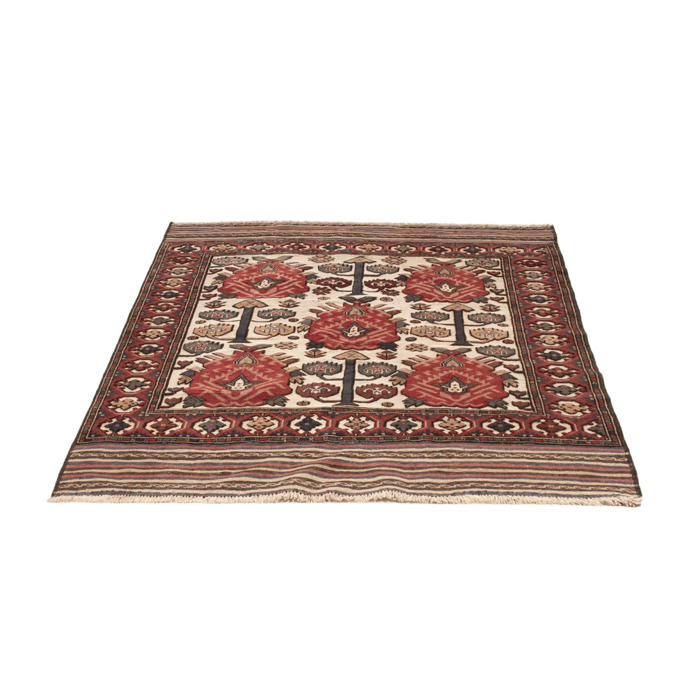 Tapis afghan - 165 x 125 cm - multicolore