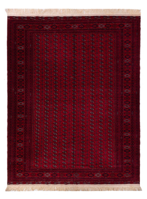 Tapis afghan - Boukhara - 390 x 296 cm - rouge foncé