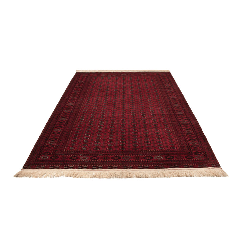 Tapis afghan - Boukhara - 390 x 296 cm - rouge foncé