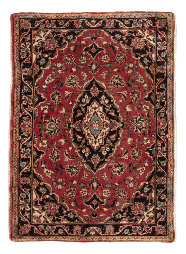 Tapis persan - Keshan - 108 x 77 cm - rouge