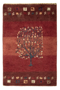 Tapis Gabbeh - Loribaft Persan - 90 x 60 cm - multicolore