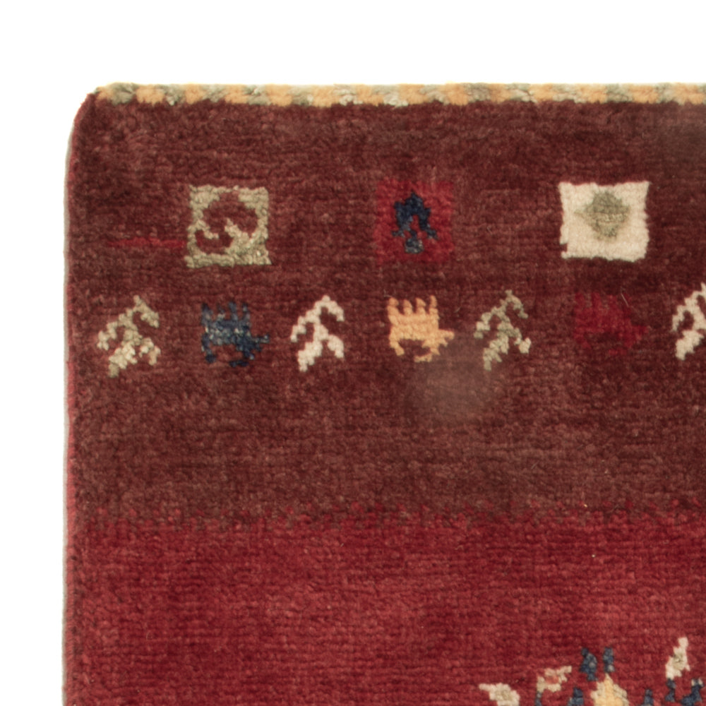 Tapis Gabbeh - Loribaft Persan - 90 x 60 cm - multicolore