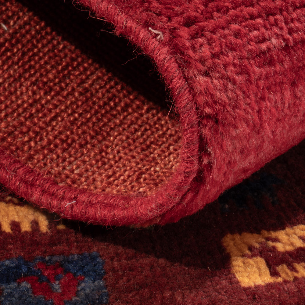 Tapis Gabbeh - Loribaft Persan - 90 x 60 cm - multicolore