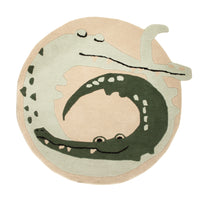 Tapis pour enfants ronde  - 92 x 92 cm - multicolore