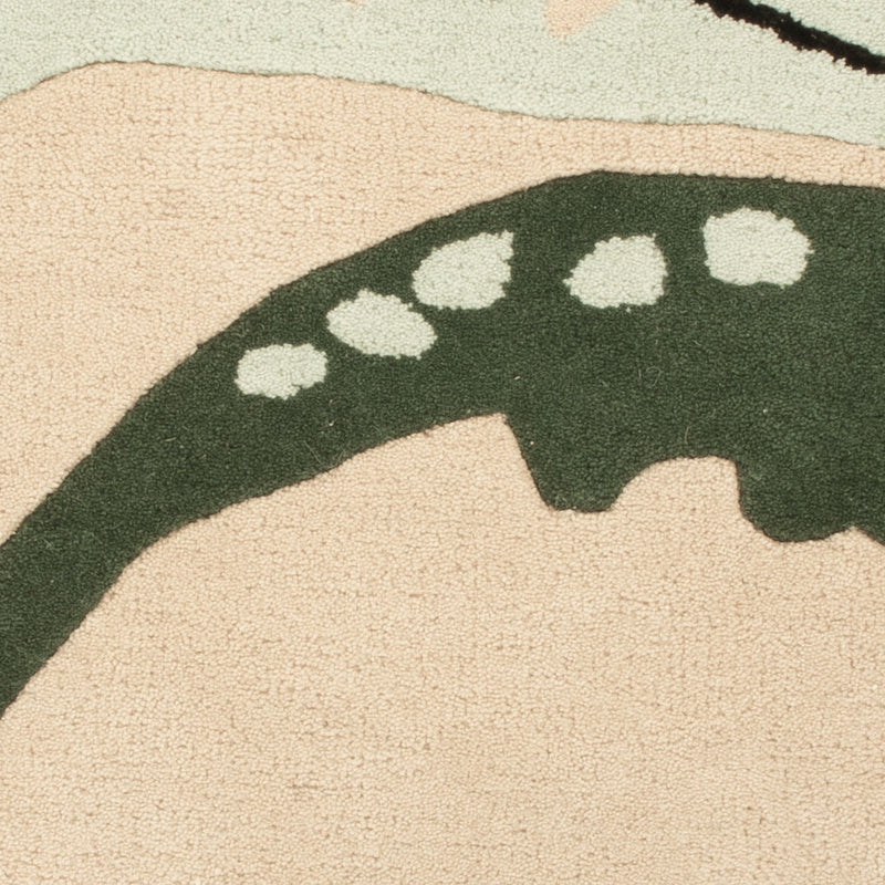 Tapis pour enfants ronde  - 92 x 92 cm - multicolore