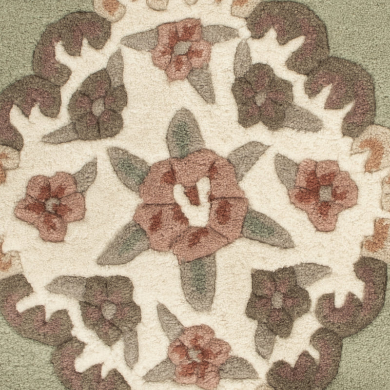 Tapis chinois ronde  - 120 x 120 cm - multicolore