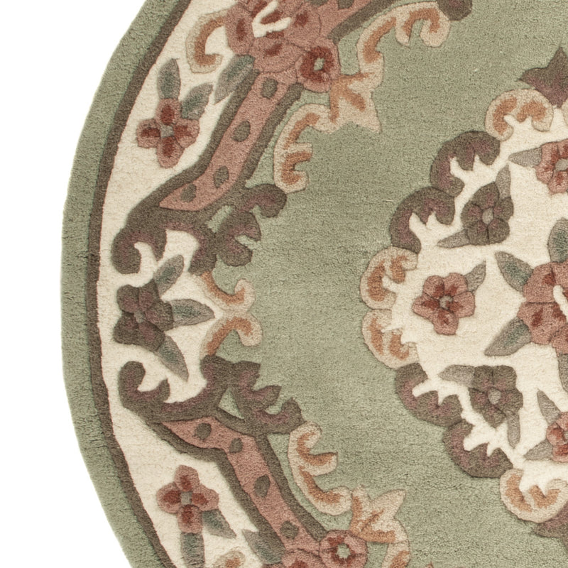 Tapis chinois ronde  - 120 x 120 cm - multicolore