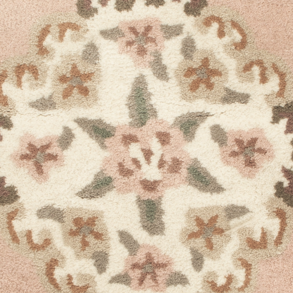 Tapis chinois ronde  - 120 x 120 cm - multicolore