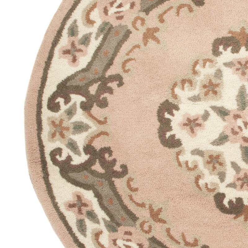 Tapis chinois ronde  - 120 x 120 cm - multicolore