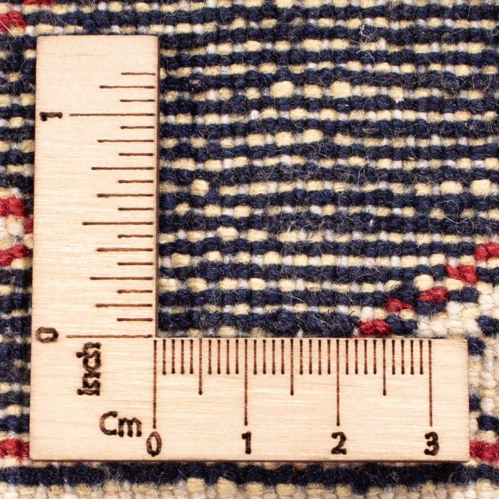 Tapis Turkaman - 87 x 64 cm - bleu foncé