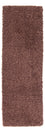 Tapis de couloir Tapis à poils longs - 207 x 67 cm - marron