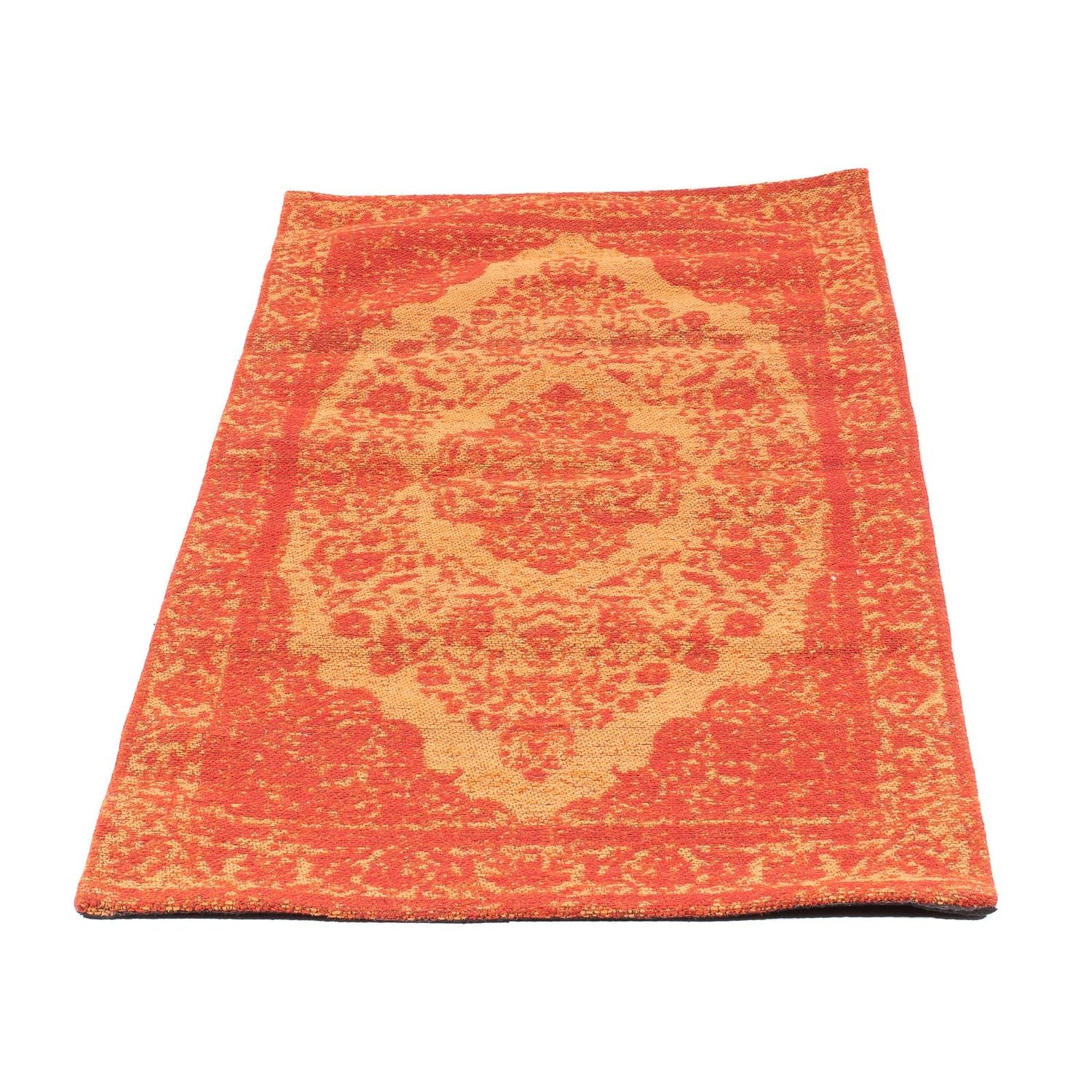 Tapis de couloir Tapis vintage - 110 x 70 cm - orange