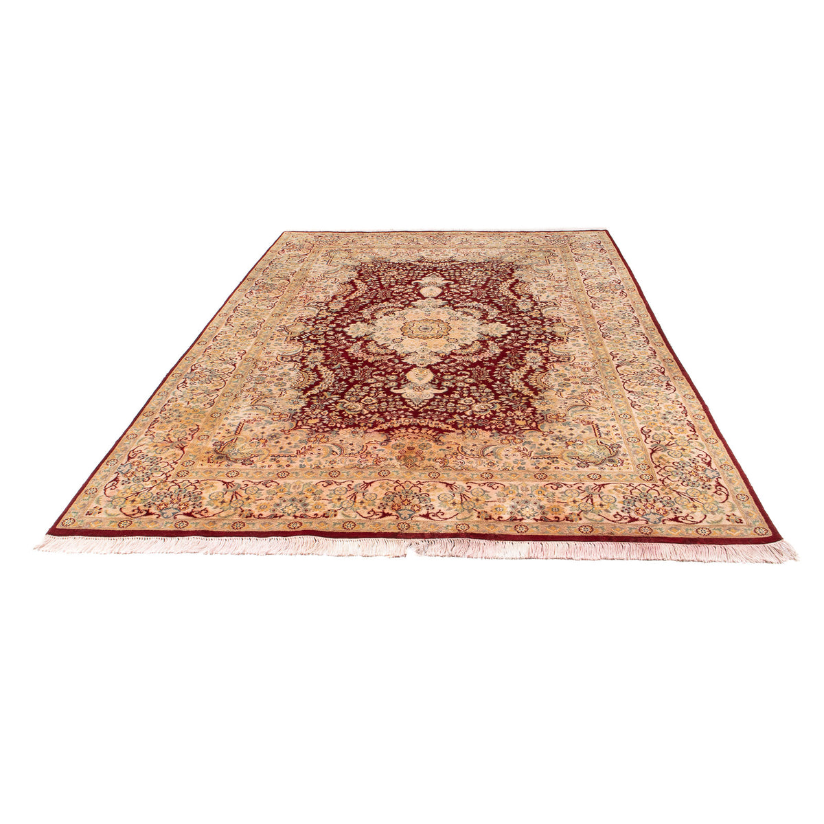 Tapis oriental - Tabriz - 285 x 185 cm - rouge