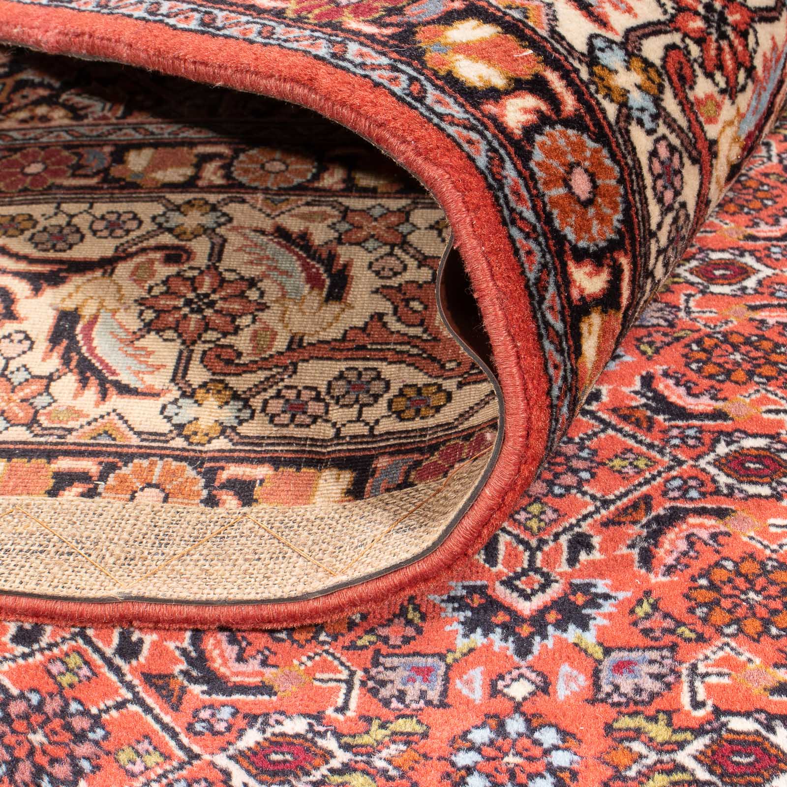 Tapis persan - Bidjar - 295 x 195 cm - rouge