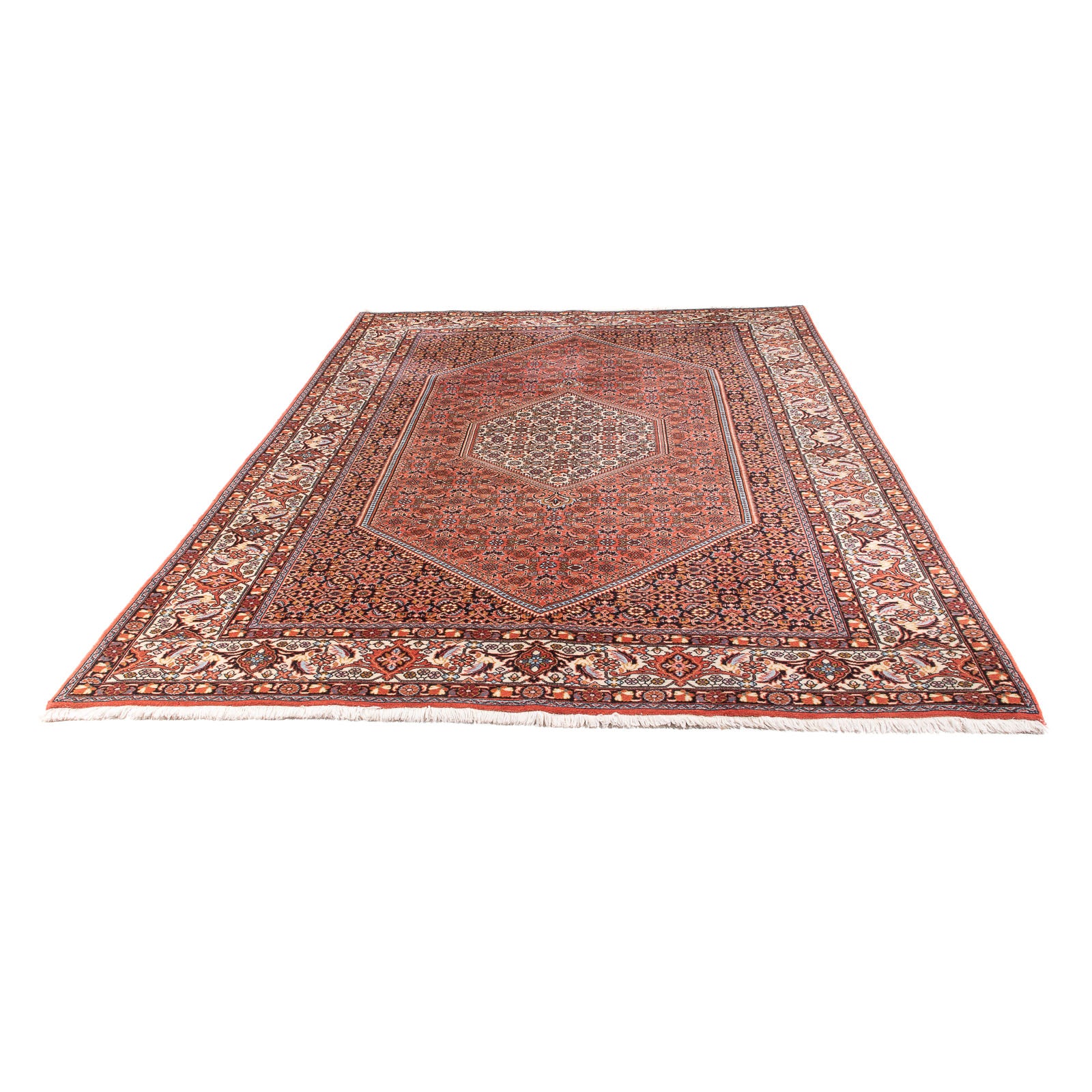 Tapis persan - Bidjar - 295 x 195 cm - rouge