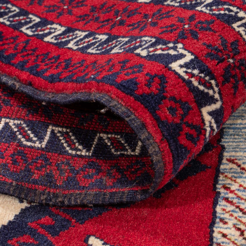Tapis Belutsch - 135 x 86 cm - rouge