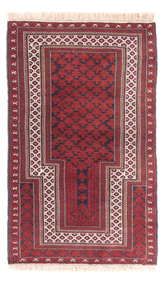 Tapis Belutsch - Tapis de prière - 154 x 92 cm - rouge