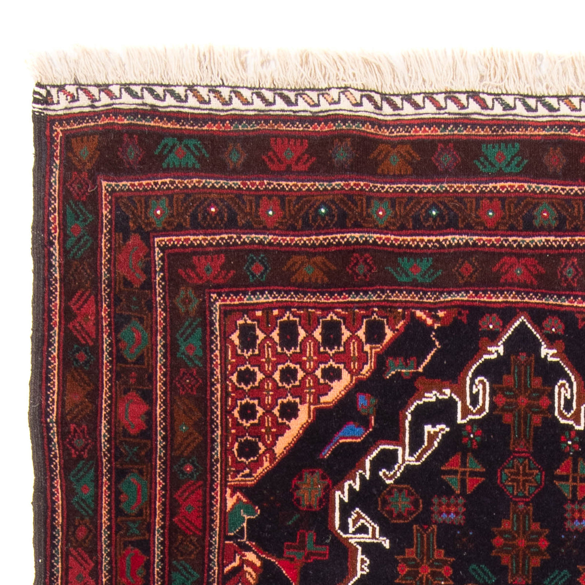 Tapis Belutsch - 195 x 117 cm - bleu foncé