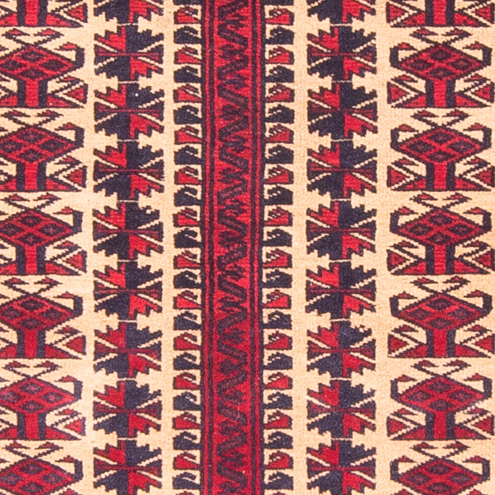 Tapis Belutsch - Tapis de prière - 132 x 94 cm - beige