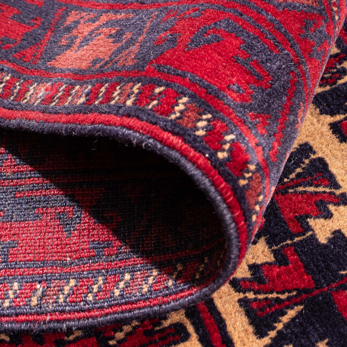 Tapis Belutsch - Tapis de prière - 132 x 94 cm - beige