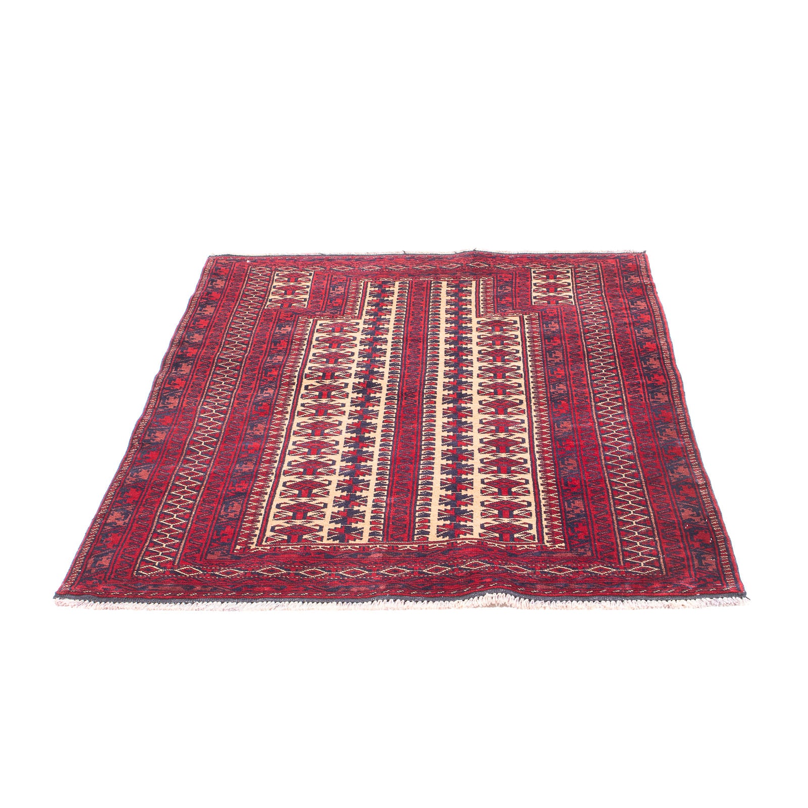 Tapis Belutsch - Tapis de prière - 132 x 94 cm - beige