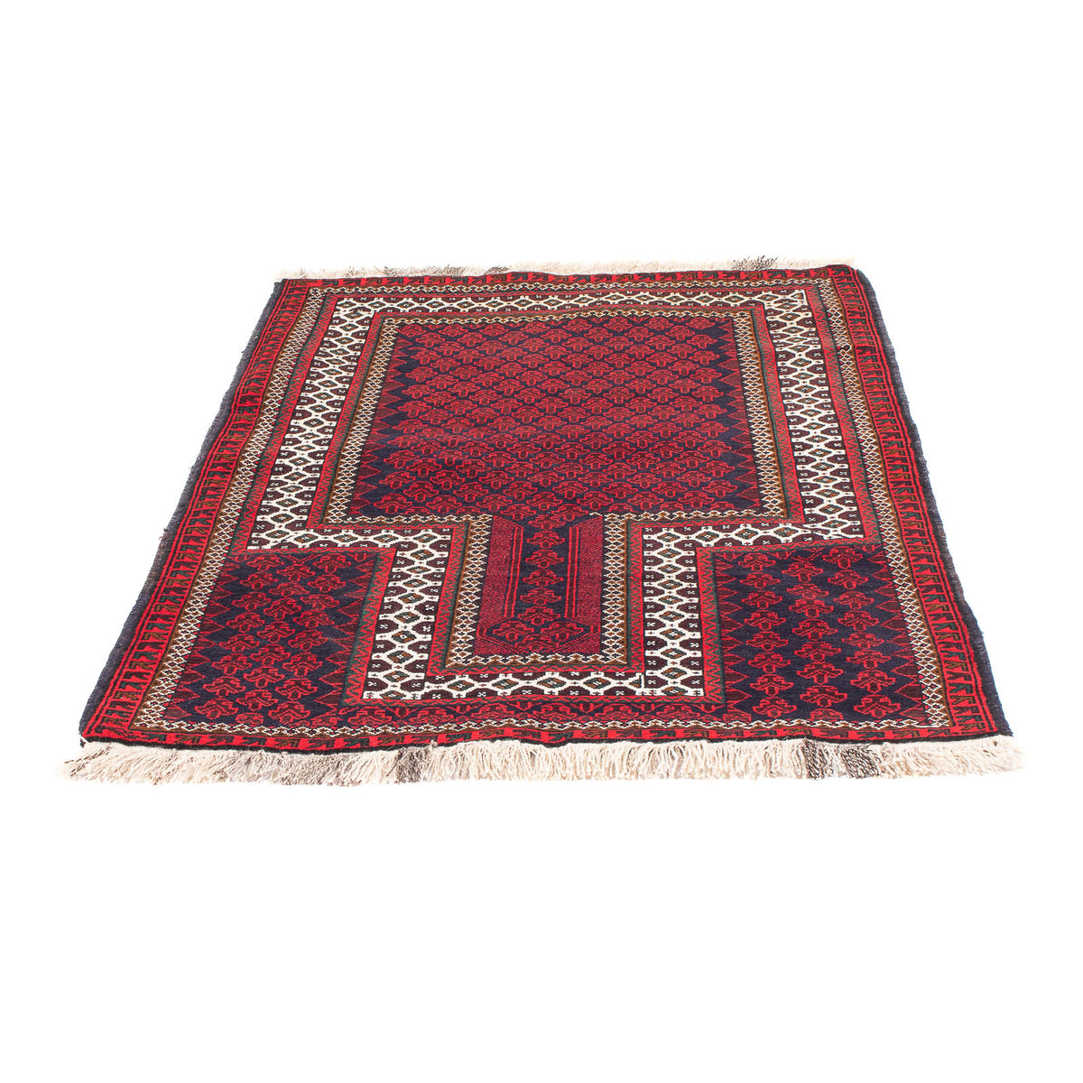 Tapis Belutsch - Tapis de prière - 130 x 90 cm - rouge