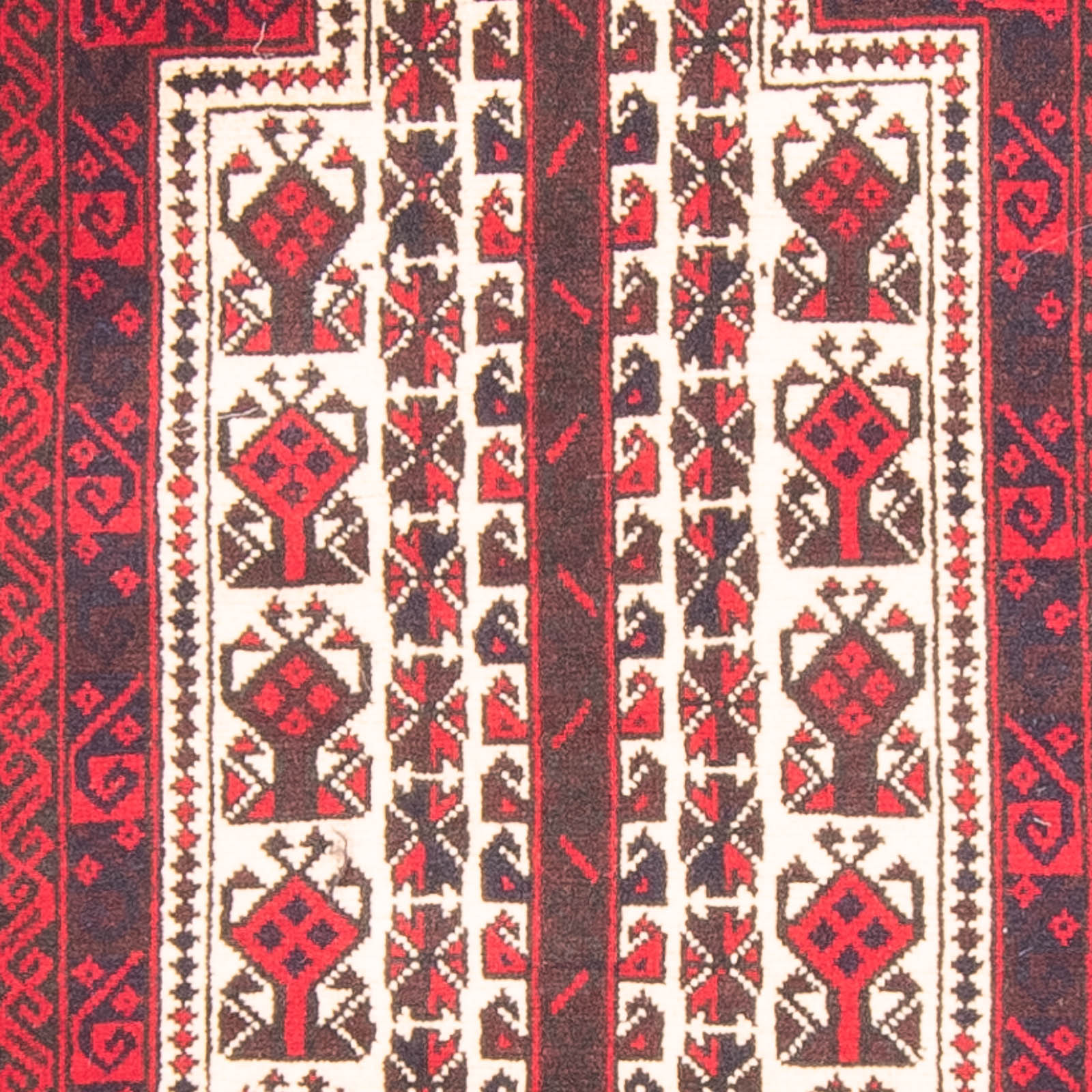 Tapis Belutsch - Tapis de prière - 154 x 89 cm - beige