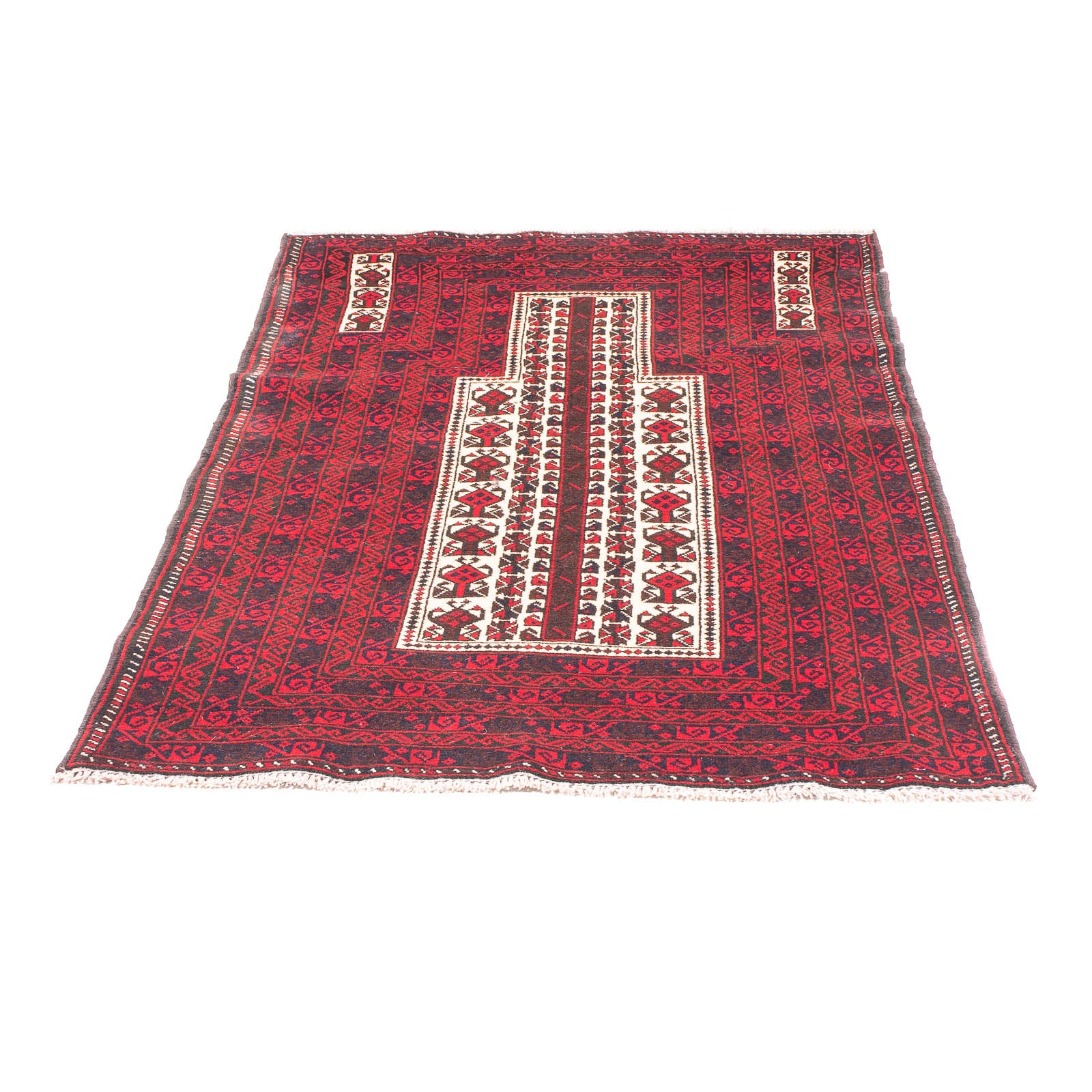 Tapis Belutsch - Tapis de prière - 154 x 89 cm - beige