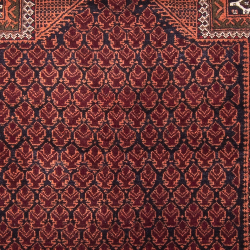 Tapis Belutsch - Tapis de prière - 148 x 90 cm - bleu