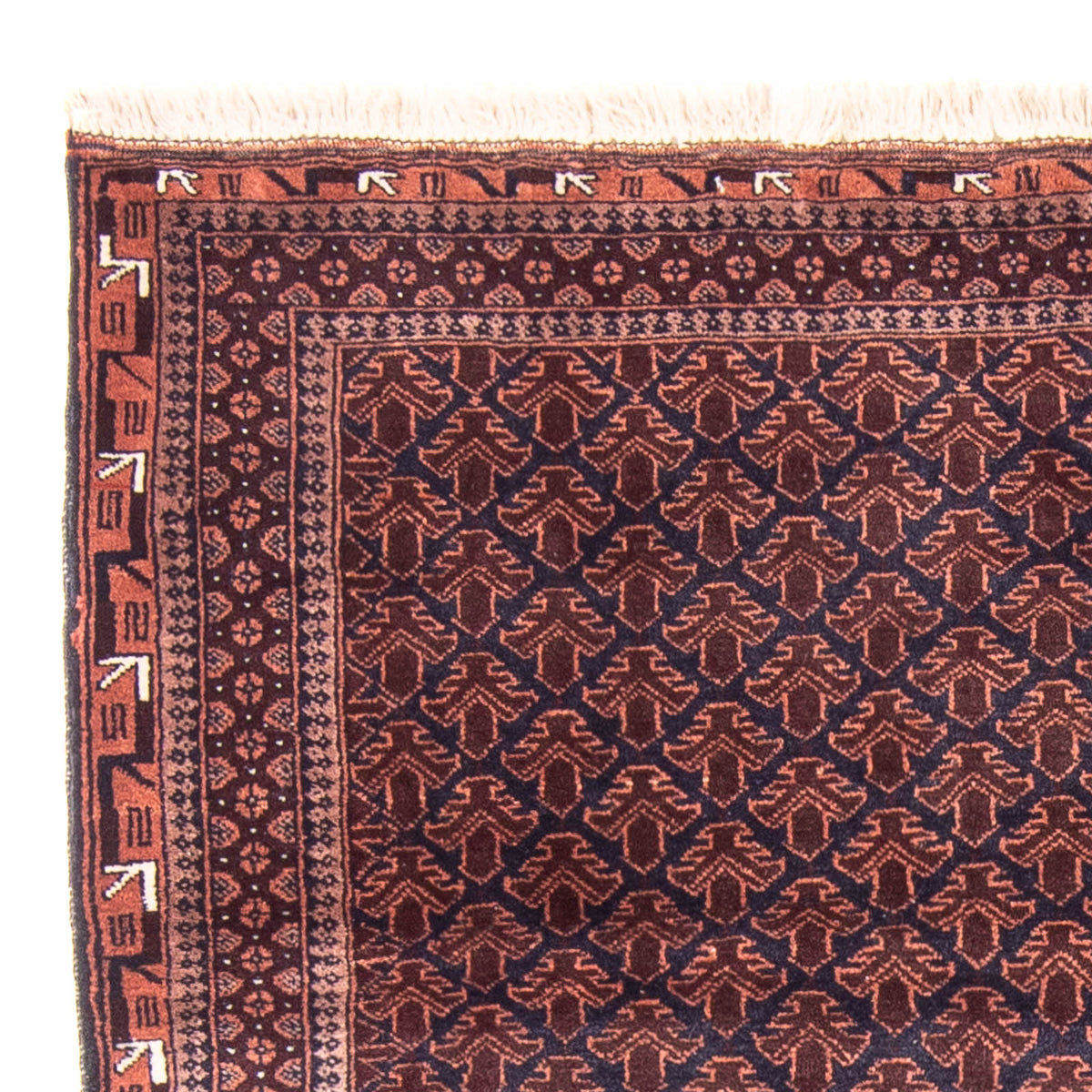 Tapis Belutsch - Tapis de prière - 138 x 93 cm - bleu foncé