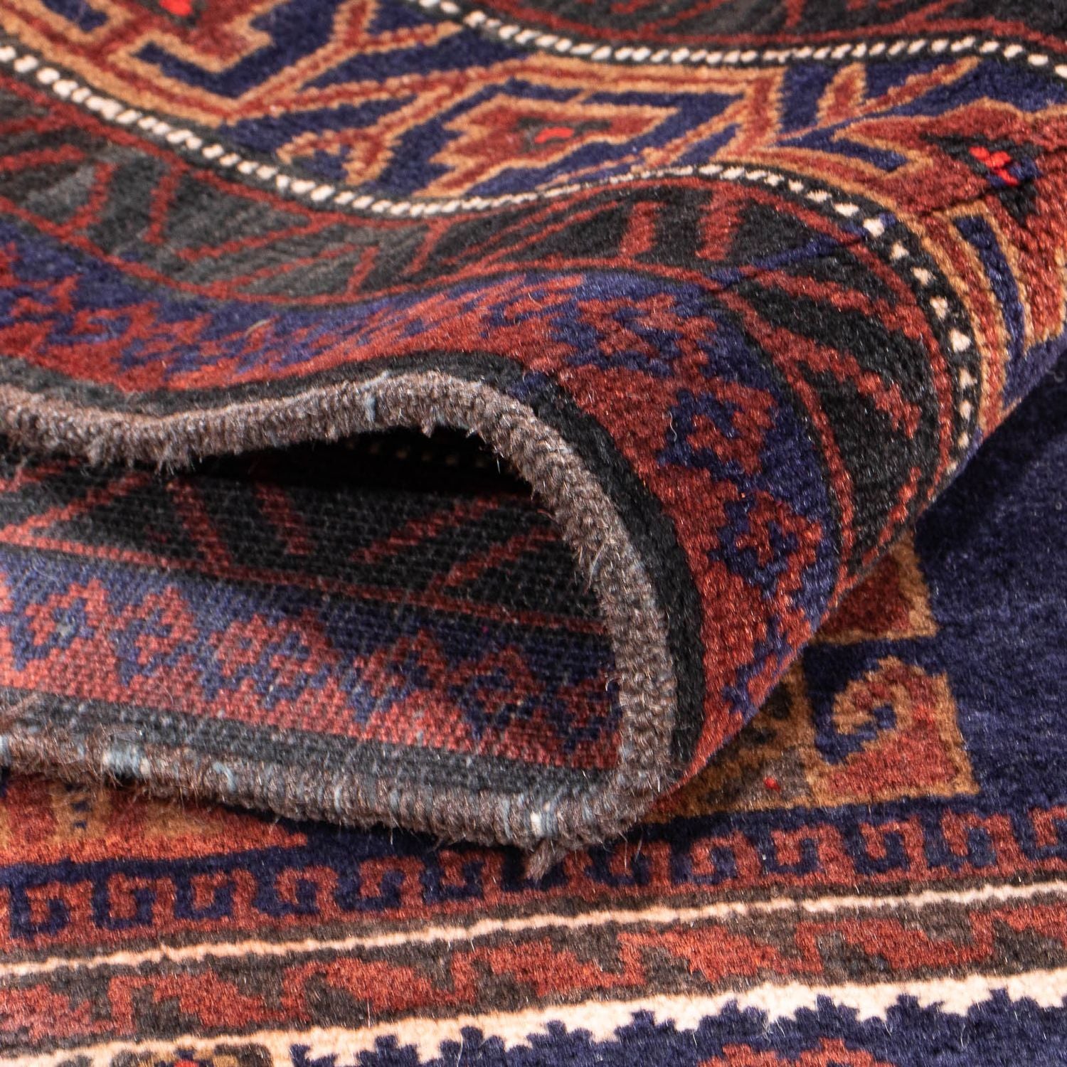 Tapis Belutsch - Tapis de prière - 147 x 92 cm - bleu